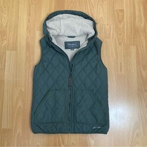 Eddie Bauer hoodie vest jacket